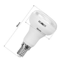 Bec economic tip pară r50 e14 7w - eficiență energetică și durabilitate