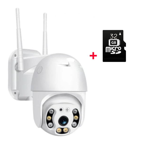 Camera de Supraveghere Spy, Rezolutie 5MP, Conexiune WiFi, Aplicatie V720, Senzor Miscare, Slot Card, Card 32GB Cadou, Negru