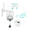 Camera de Supraveghere Spy, Rezolutie 5MP, Conexiune WiFi, Aplicatie V720, Senzor Miscare, Slot Card, Card 32GB Cadou, Negru